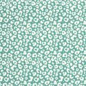 Tissu maillot de bain léo fond menthe UPF50