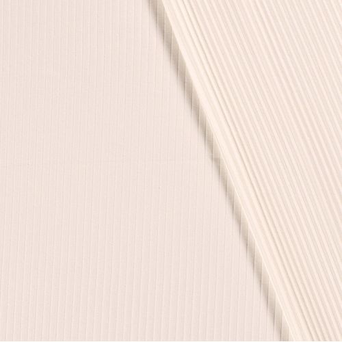 Tissu jersey côtelé 6 mm écru Tissu jersey côtelé 6 mm écru