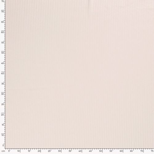 Tissu jersey côtelé 6 mm écru Tissu jersey côtelé 6 mm écru
