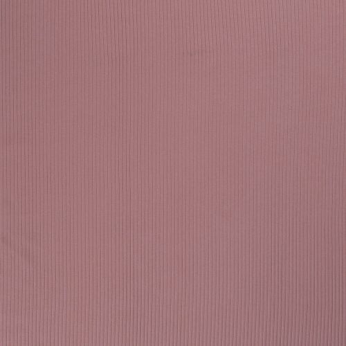 Tissu jersey cotelé 6 mm vieux rose Tissu jersey cotelé 6 mm vieux rose