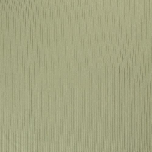 Tissu jersey cotelé 6 mm vert amande Tissu jersey cotelé 6 mm vert amande