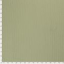 Tissu jersey cotelé 6 mm vert amande