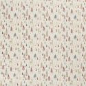 Tissu coton forêt glitter fond blanc cassé 