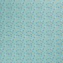 Tissu coton minis sapins fond menthe
