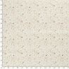 Tissu coton ciel étoilé glitter fond blanc cassé