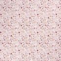 Tissu cadeaux et rennes glitter fond rose