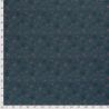 Tissu coton feuillage glitter fond gris foncé