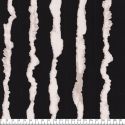 Tissu twill viscose vagues sable fond noir