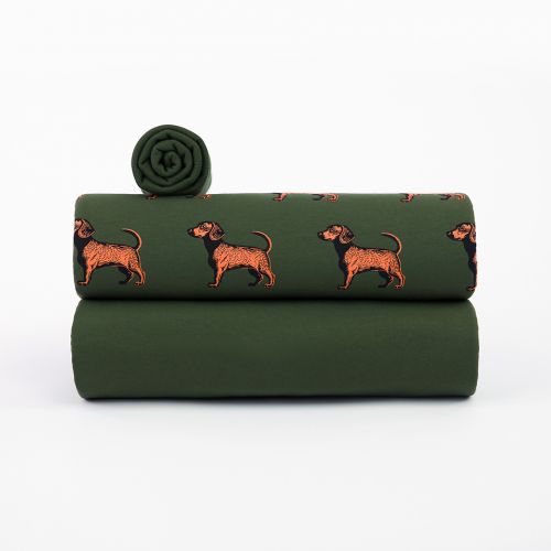 Tissu French Terry Doggies See You at Six Tissu French Terry Doggies See You at Six